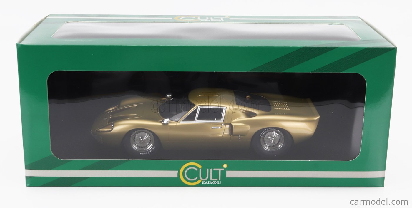 CULT-SCALE MODELS CML110-3 Scale 1/18 | FORD USA GT40 MKIII 1966 GOLD