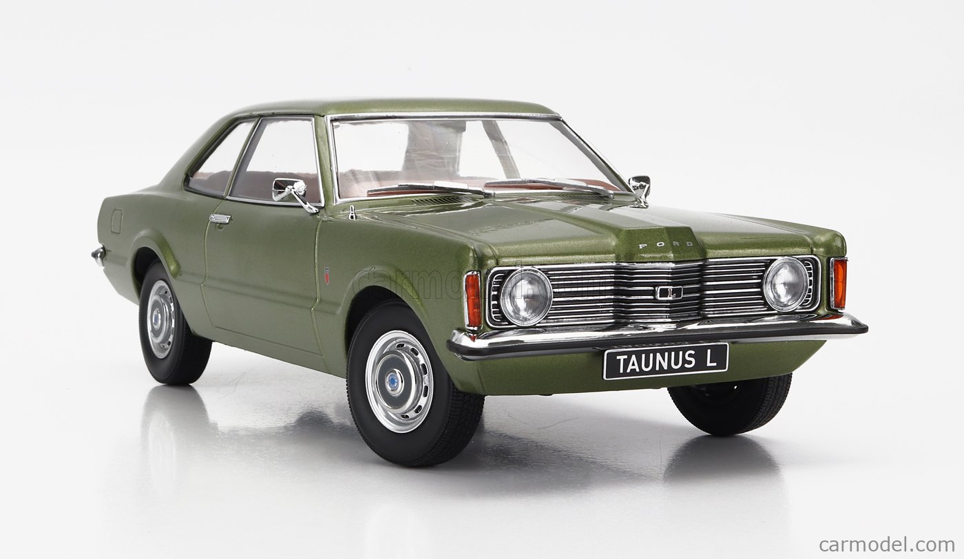 KK-SCALE KKDC180972 Scale 1/18  FORD ENGLAND TAUNUS L COUPE 1971 LIGHT GREEN MET