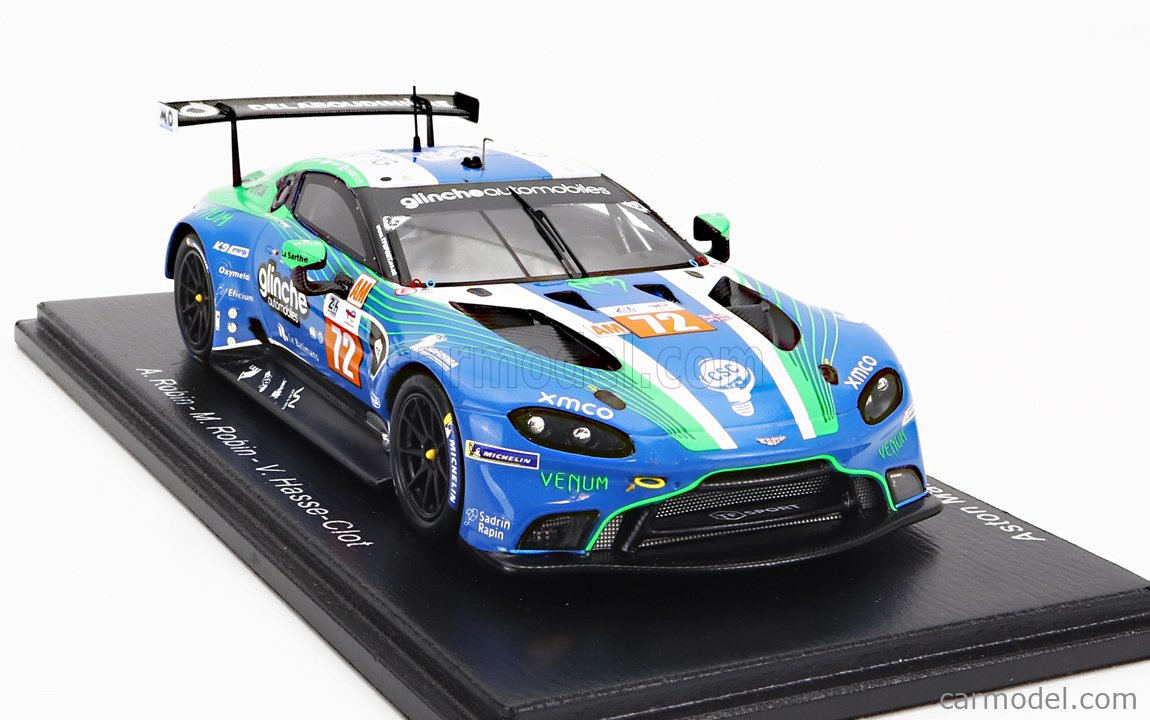 ミニカー　1/43 Aston Martin Vantage AMR TF SPORT 24H Le Mans 2023 A. Robin - M. Robin - V. Hasse-Clot #72 [S8764] Spark S8764 Aston Martin Vantage AMR, No.72, TF SPORT, 24H