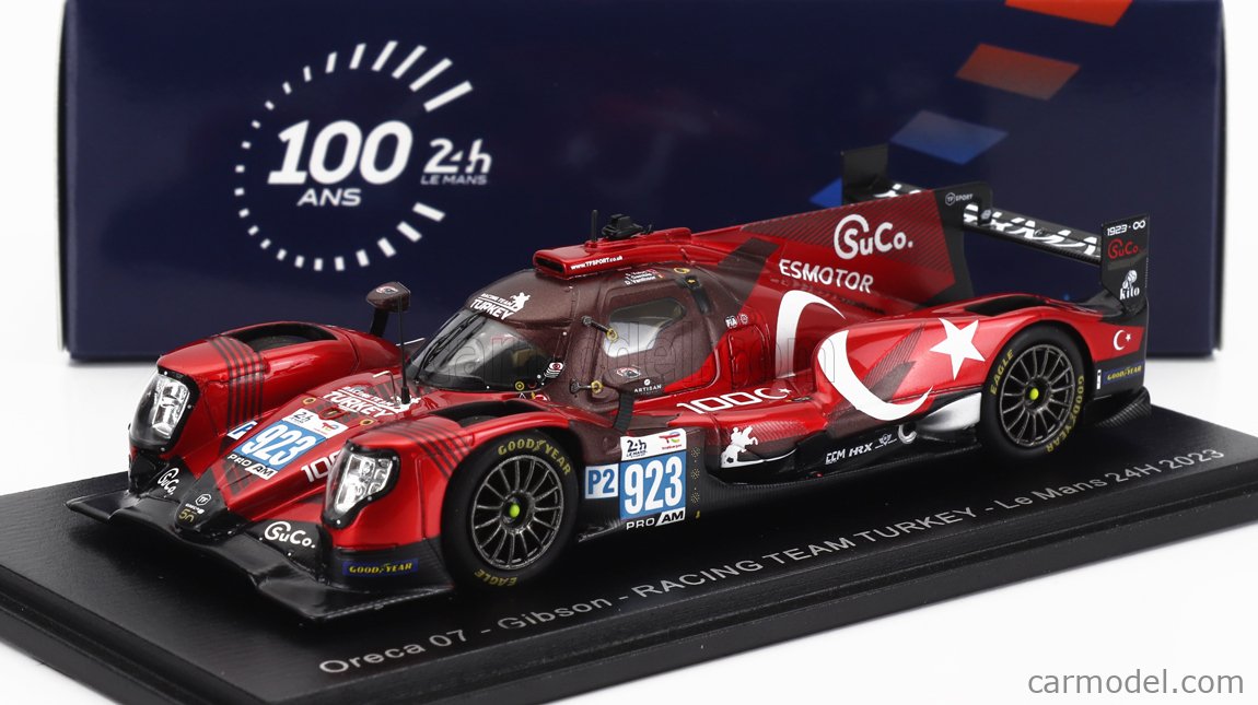 Spark ORECA 07 Gibson N°923 - Racing Team Turkey - 24H Le Mans (prévente) 1/43