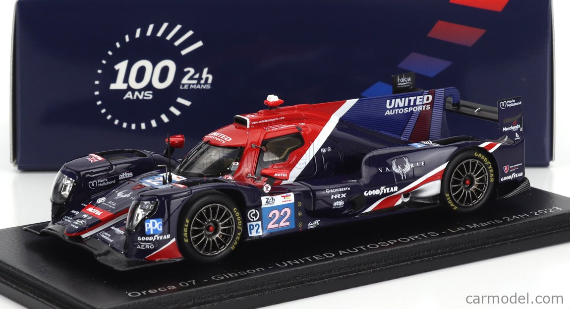 ORECA 07 Gibson Gk428 4.2l V8 Team Ao By Tf №14 24h Le Mans  2024  Alex Quinn   Philipp Jeffrey Hyett   Louis Deletraz Purple Orange