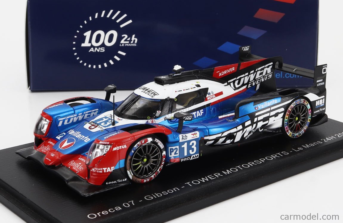 Miniature Spark Michel Vaillant Oreca 07 Tower Motorsport 24h Mans 2023, 1:43