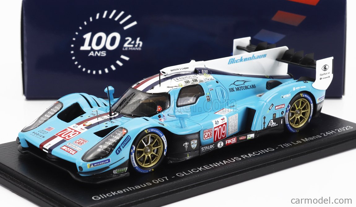 ミニカー　1/43 Glickenhaus 007 GLICKENHAUS RACING 7th 24H Le Mans 2023 F. Mailleux - N. Berthon - E. Gutierrez #709 [S8733] SPARK-MODEL S8733 Scale 1/43 | GLICKENHAUS SCG007 3.5L TURBO