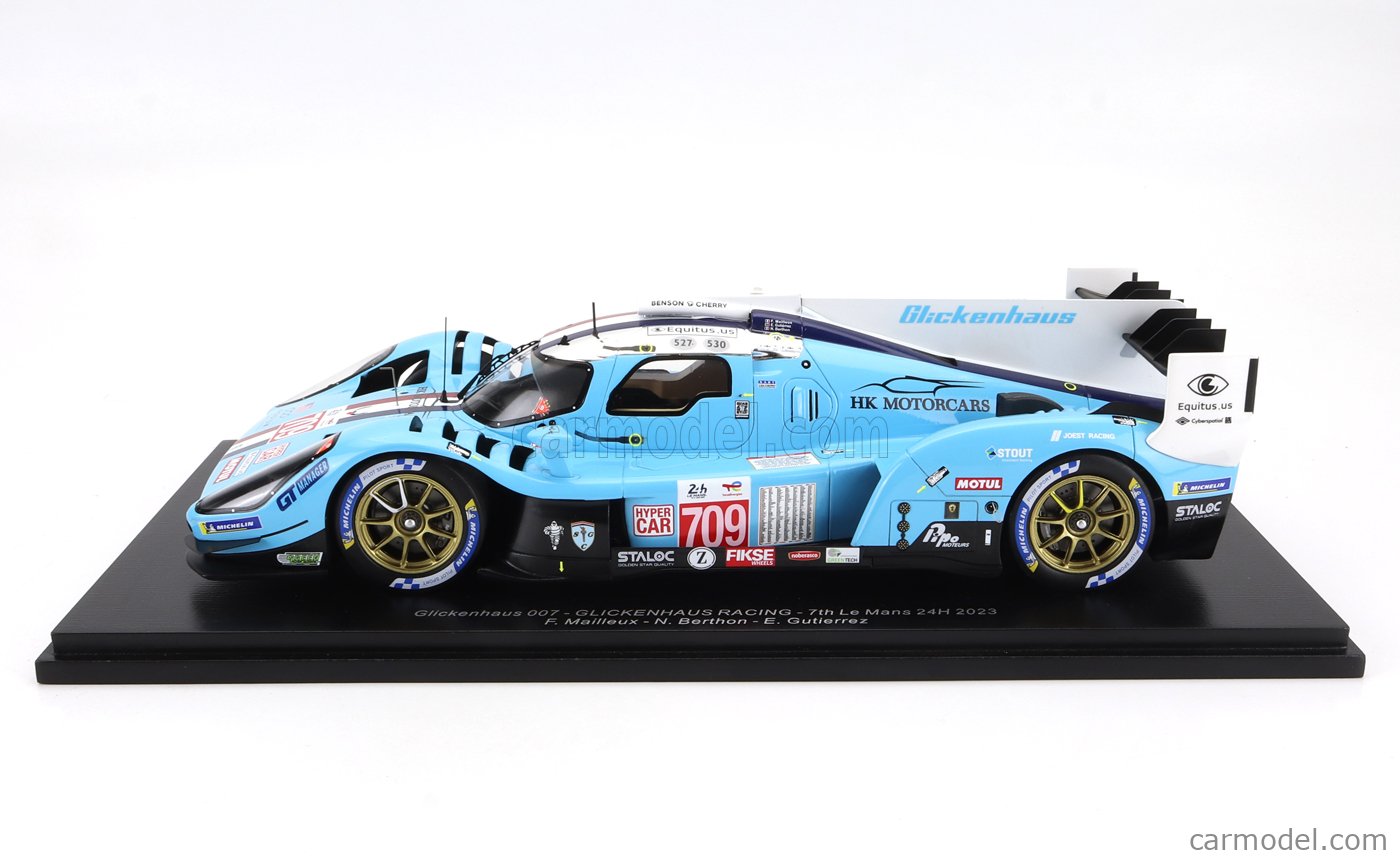 ミニカー　1/18 Glickenhaus 007 GLICKENHAUS RACING 7th 24H Le Mans 2023 F. Mailleux - N. Berthon - E. Gutierrez #709 [18S922] 1:18 SPARK Glickenhaus Scg007 #709 Le Mans 2023 Berthon With