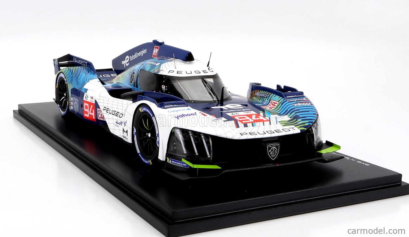 Modèle Réduit 1:18 Spark - Peugeot 9X8 #94 Le Mans 2024 - Vandoorne/Di Resta/Duval - Neuf