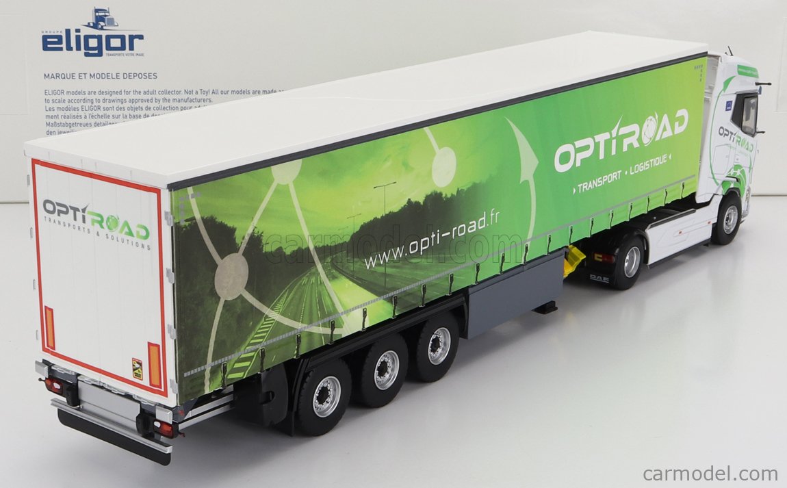 Camion Solo ELIGOR DAF XG Jaune - Échelle 1/43 - Miniature ELI118001 Neuve