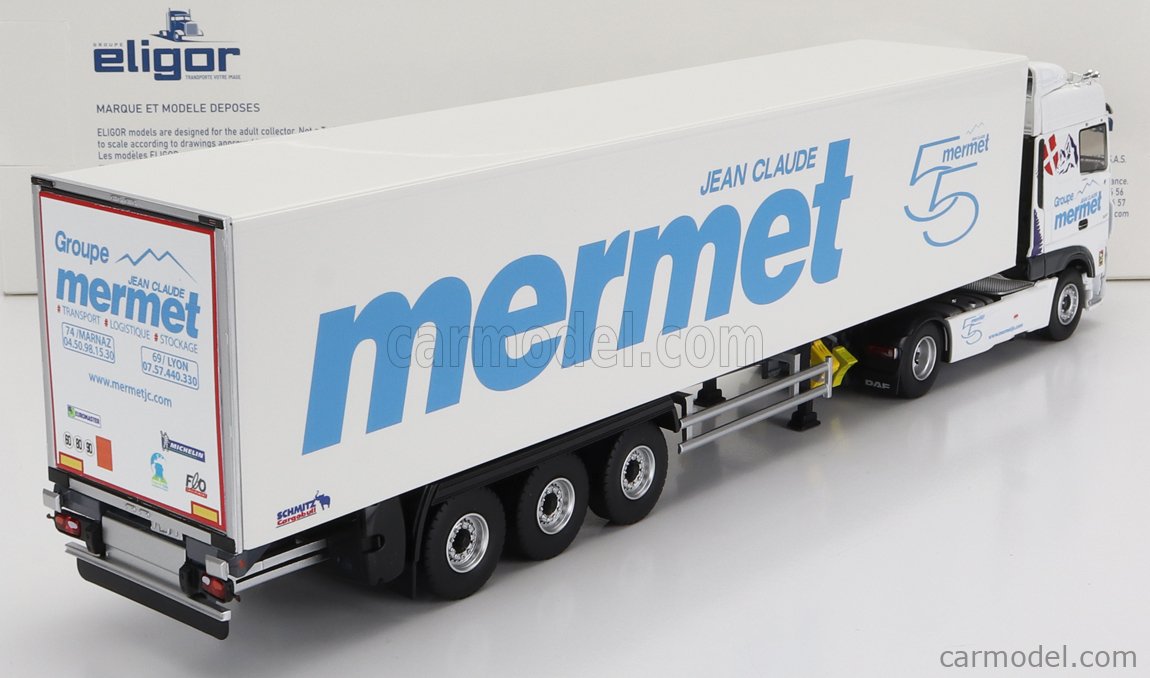 Miniature Eligor 1/43 DAF XF 105 Space Cab – Tautliner Dafy Moto – Réf 114679