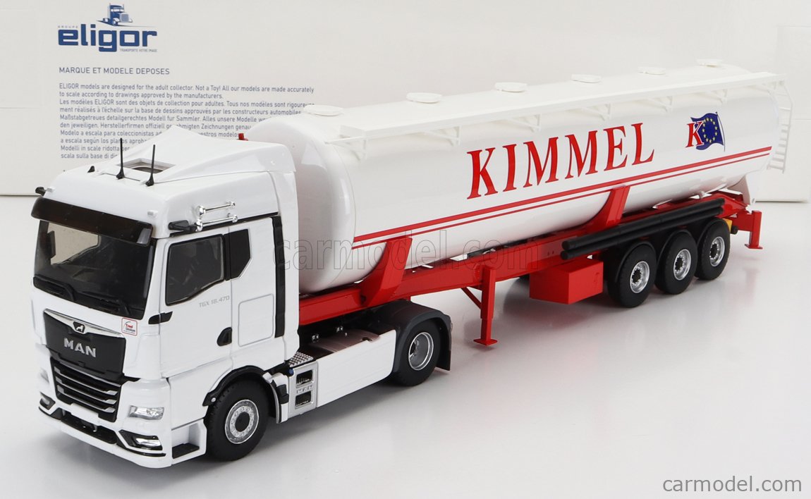 1:43 ELIGOR MAN Tgx 18.580 Tanker Truck Bouquerod Transports 2021