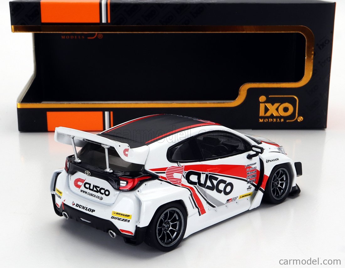 Ixo Models Moc Echelle Toyota Yaris Gr Pandem Cusco Version Rhd White Red Black