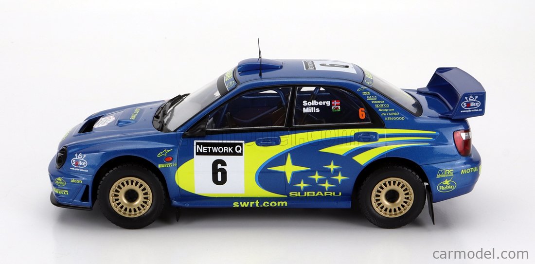 Modellino SUBARU Impreza S7 WRC 2001 | RVQ28 Salvat 1/24 #5 Burns