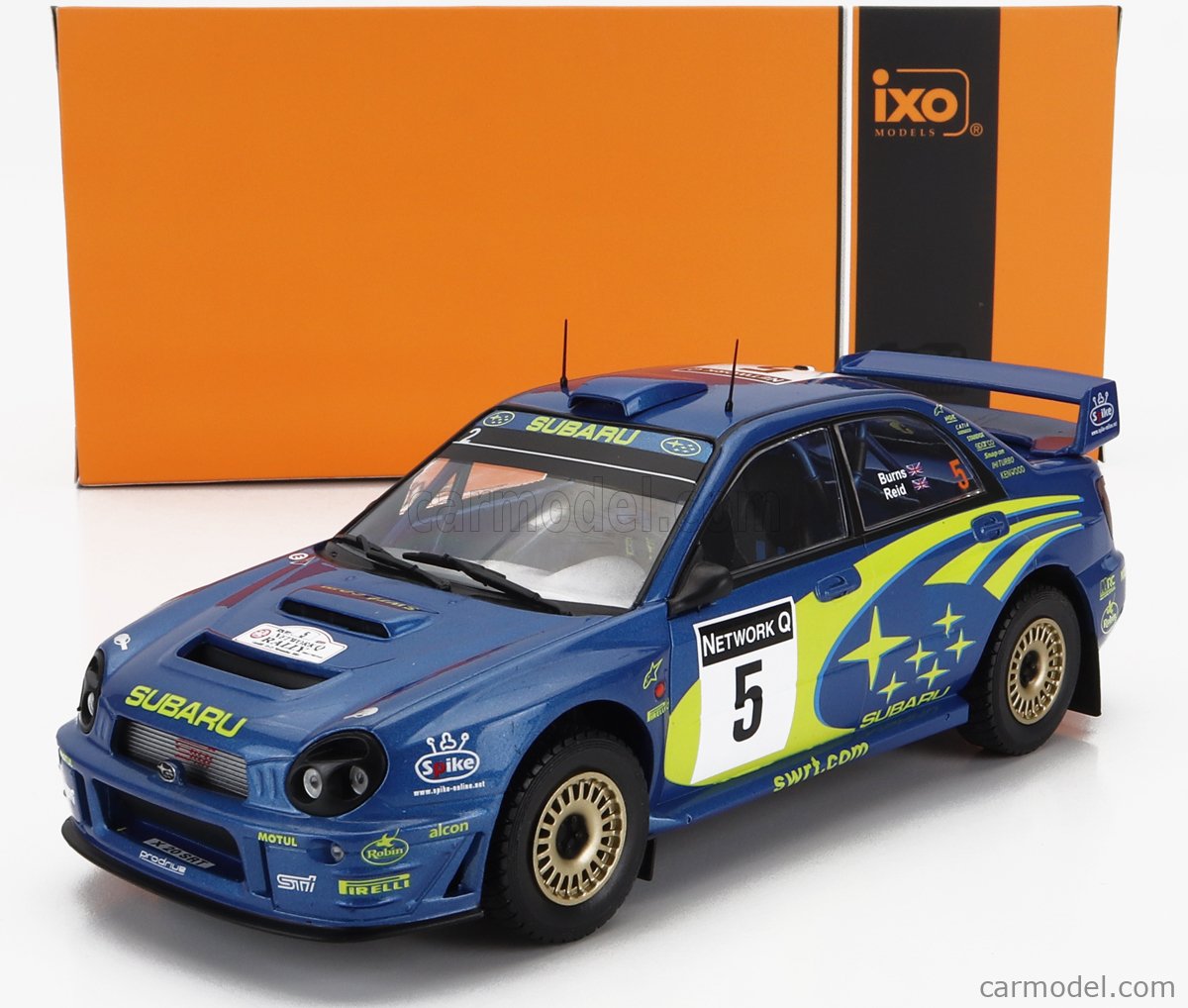 Miniature IXO 1:24 Subaru Impreza S7 WRC 2001 – Rallye Grande-Bretagne #5