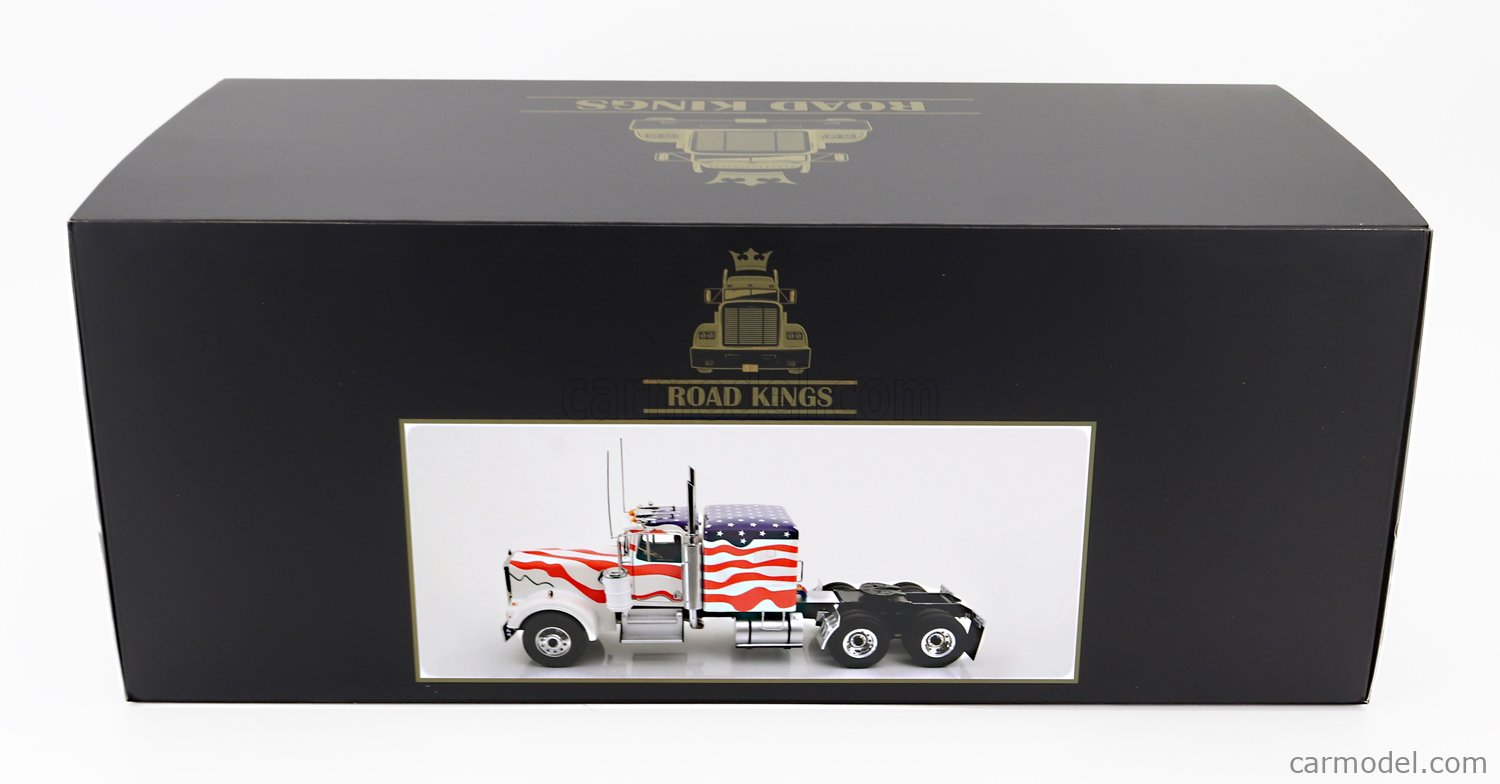 KENWORTH - W900 TRACTOR TRUCK STARS & STRIPES LIVERY 3-ASSI 1989