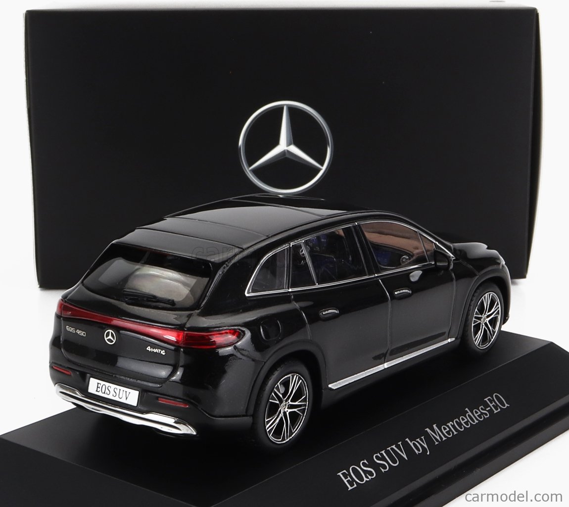 Miniature Spark 1/43 Mercedes EQS SUV 2022 Noire - Collection Neuve