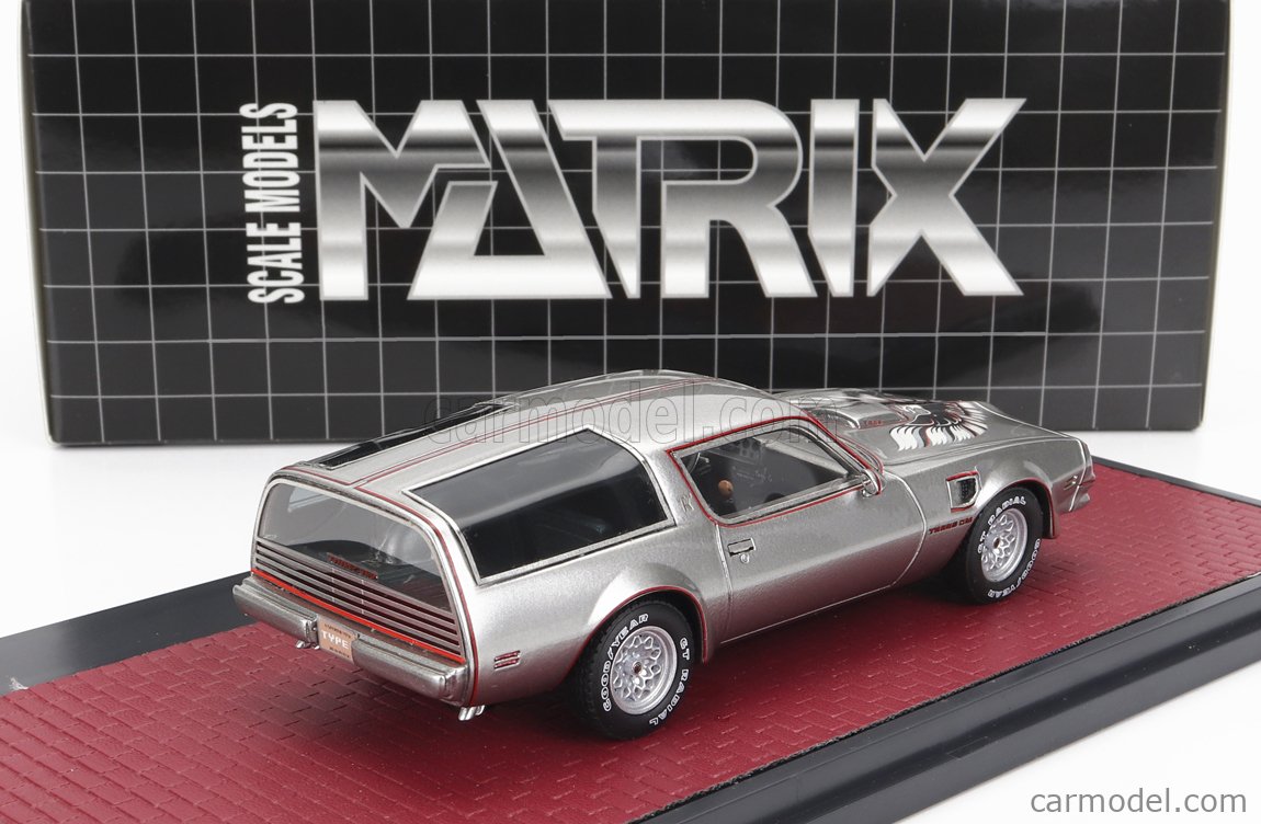MATRIX SCALE MODELS MX41606-011 Scale 1/43  PONTIAC FIREBIRD TRANS AM TYPE K KAMMBACK CONCEPT 1978 SILVER