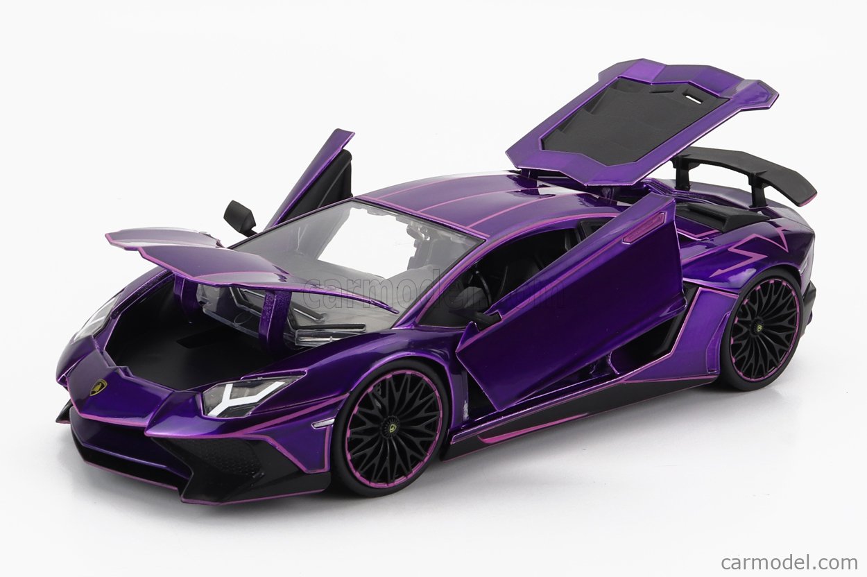 Jada Fast & Furious Shaw's Lamborghini Aventador SV - Vehículo Fundido a presión, Puertas de