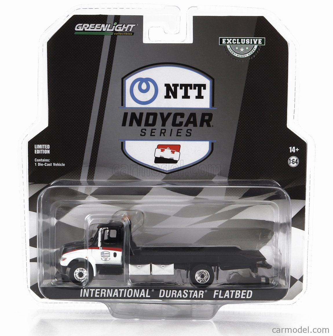 International Durastar Flatbed Grúa Gulf Greenlight Escala 1/64 | México Autos A Escala