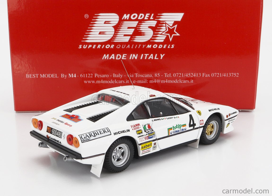  OPO 10 - Miniature car 1/43 Ferrari 308 GTB - Rally di Monza  1983 TOIVONEN - FT010 : Toys & Games