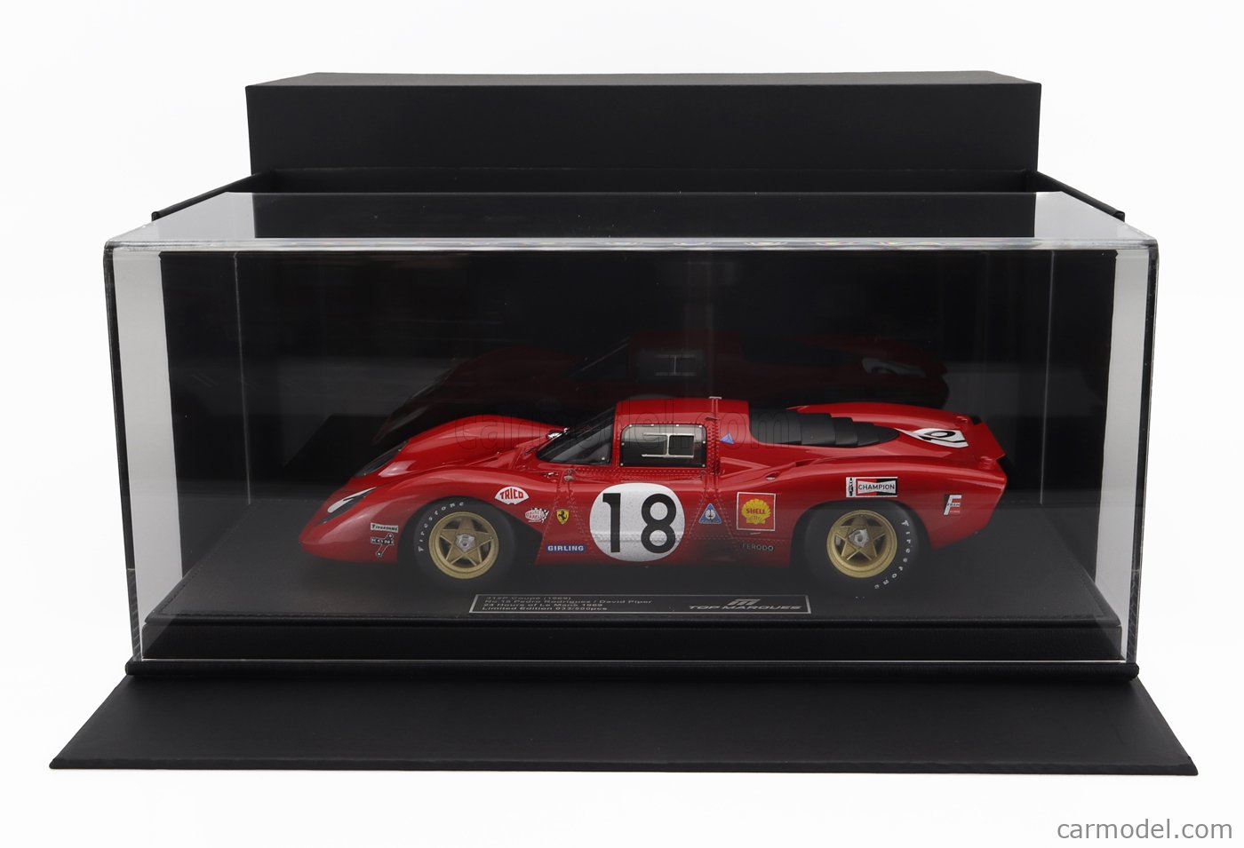 Topmarques Ferrari 512s 5.0l V12 Team Sefac Spa Ferrari N 8 24h Le Mans 1970 Arturo Merziario Clay Regazzoni 1 18 Cervena