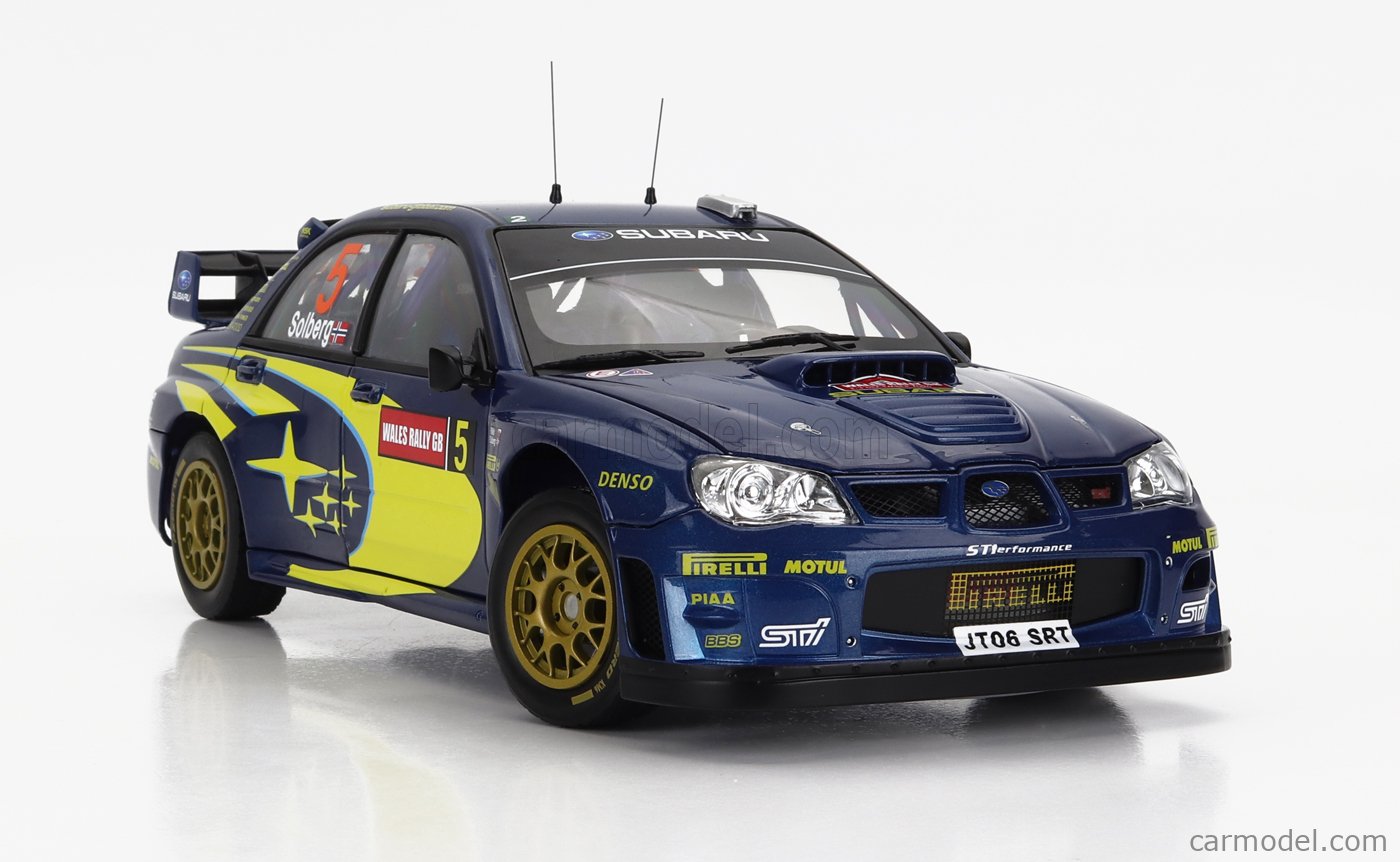 Sunstar Subaru Impreza WRC 1/18 - 3ème Rallye Grande-Bretagne 2006 - Modèle De Collection