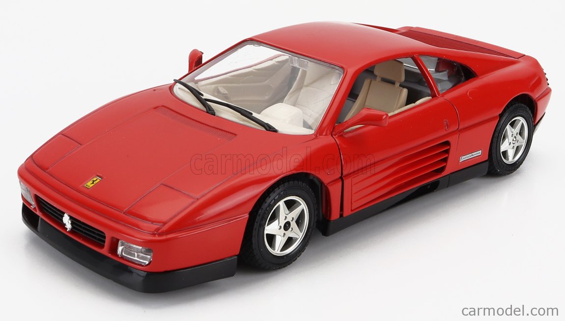 Burago フェラーリ348tb 1989 BURAGO 0539 Scale 1/24 | FERRARI 348TB 1989 RED