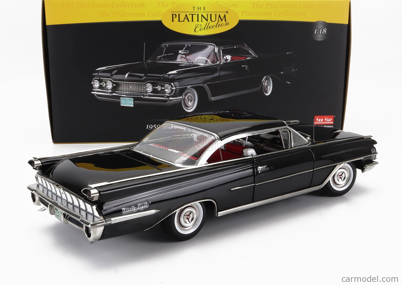 SUN-STAR 05246 Scale 1/18 | OLDSMOBILE 98 HARD-TOP 1959 BLACK