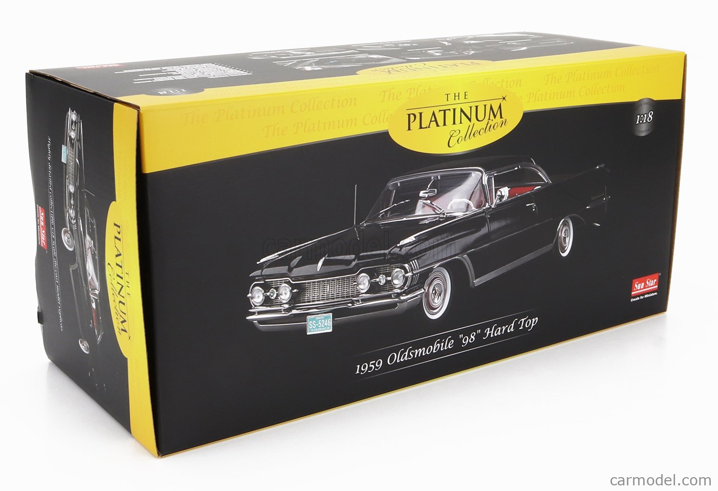SUN-STAR 05246 Scale 1/18 | OLDSMOBILE 98 HARD-TOP 1959 BLACK