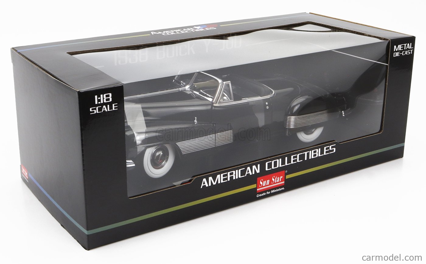 SUN-STAR 05731 Scale 1/18 | BUICK Y-JOB CABRIOLET 1938 BLACK
