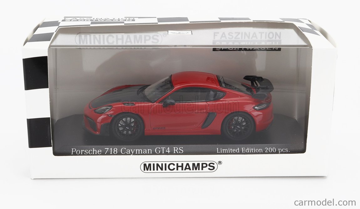 SCHUCO 1/43 PORSCHE Cayman GT4 (BBR MR LOOKSMART MINICHAMPS TSM