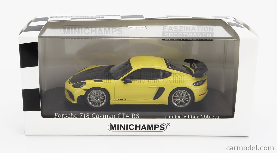 在庫切れミニチャンプス 1/43 ポルシェ 718 982 ケイマン GTS 2020 ブラック 402台限定 Minichamps 1:43 Porsche 718 Cayman GTS Coupe schwarz 乗用車