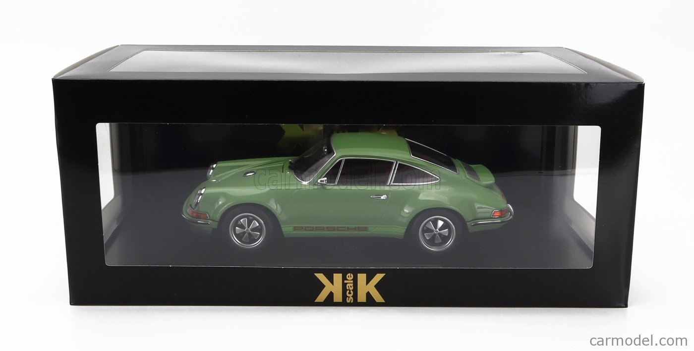 Singer Porsche 911 Coupé 2014 Grün 1/18 KK Scale KKDC180446