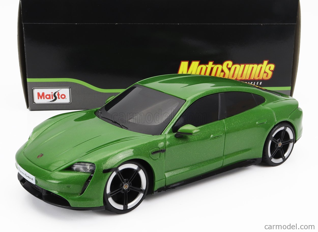 MAISTO 81731 Scala 1/24 PORSCHE TAYCAN TURBO S 2019 GREEN