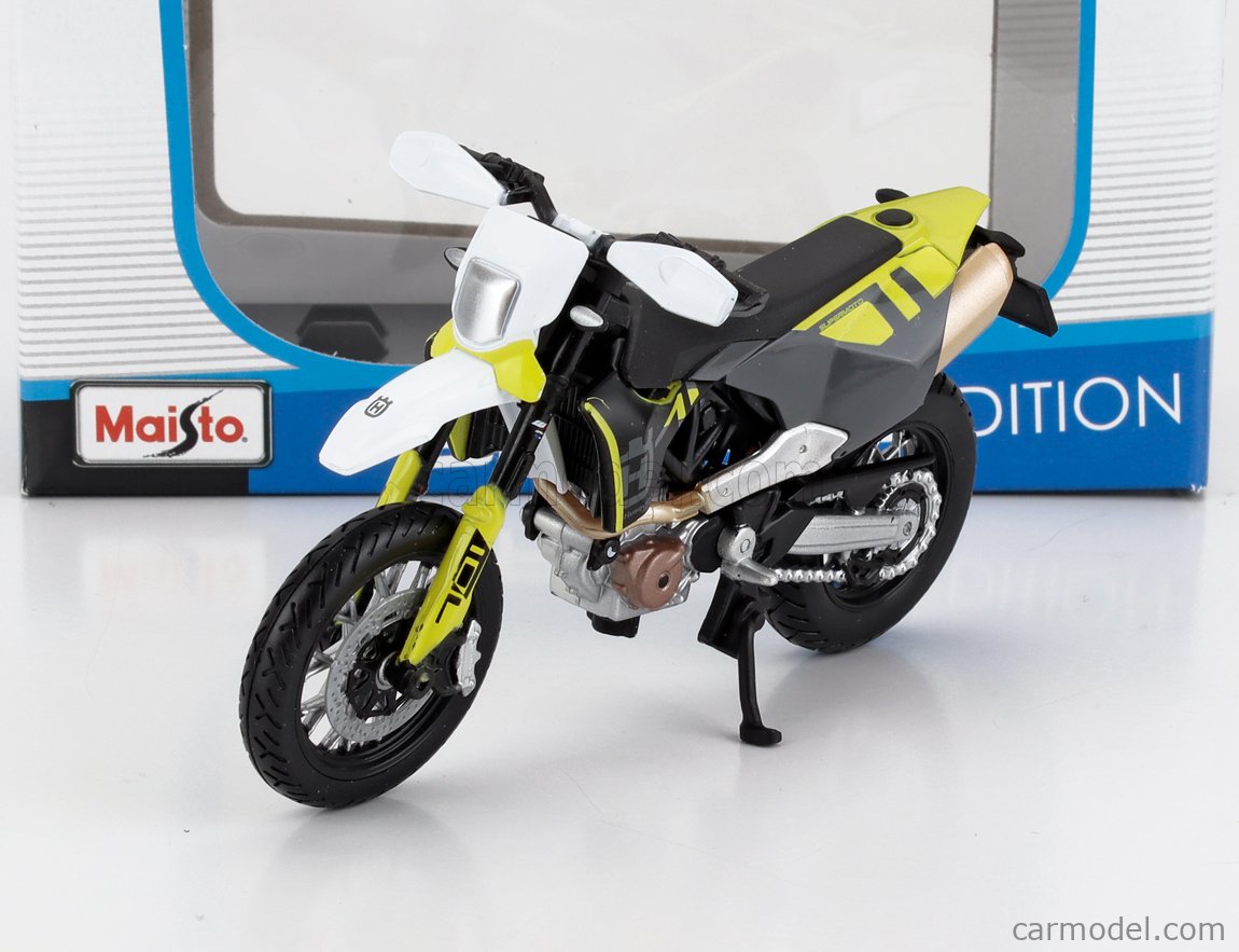 MAISTO 39300-23091 Scale 1/18 HUSQVARNA HUSKY 701 SUPERMOTO 2023