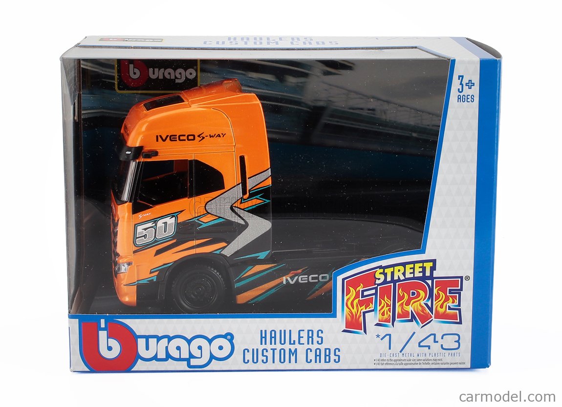 BURAGO 18-32208-32200 Scale 1/43 | IVECO FIAT S-WAY 570 TRACTOR