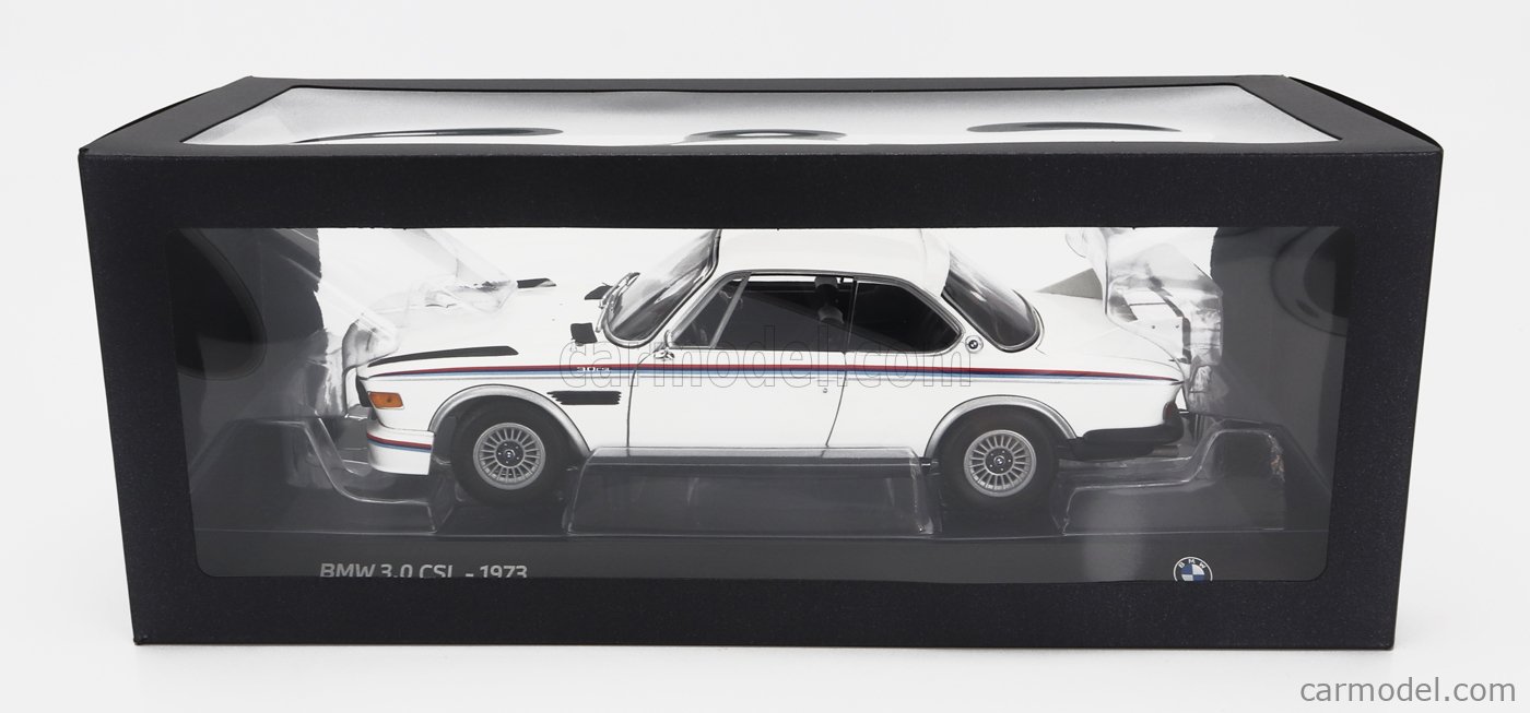 MINICHAMPS 80435A5D020 Scale 1/18 | BMW 3.0 CSL COUPE 1973 WHITE
