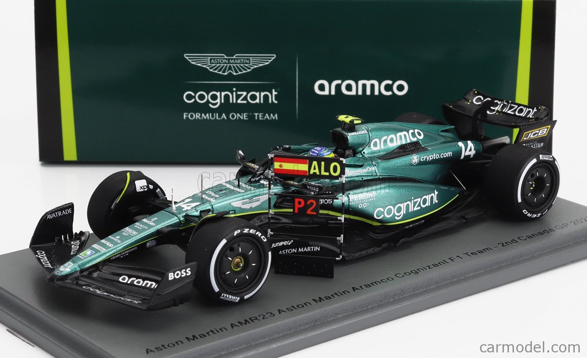 Minichamps 1/43 Aston Martin AMR23 – Fernando Alonso #14 – 2nd GP Pays-Bas 2023