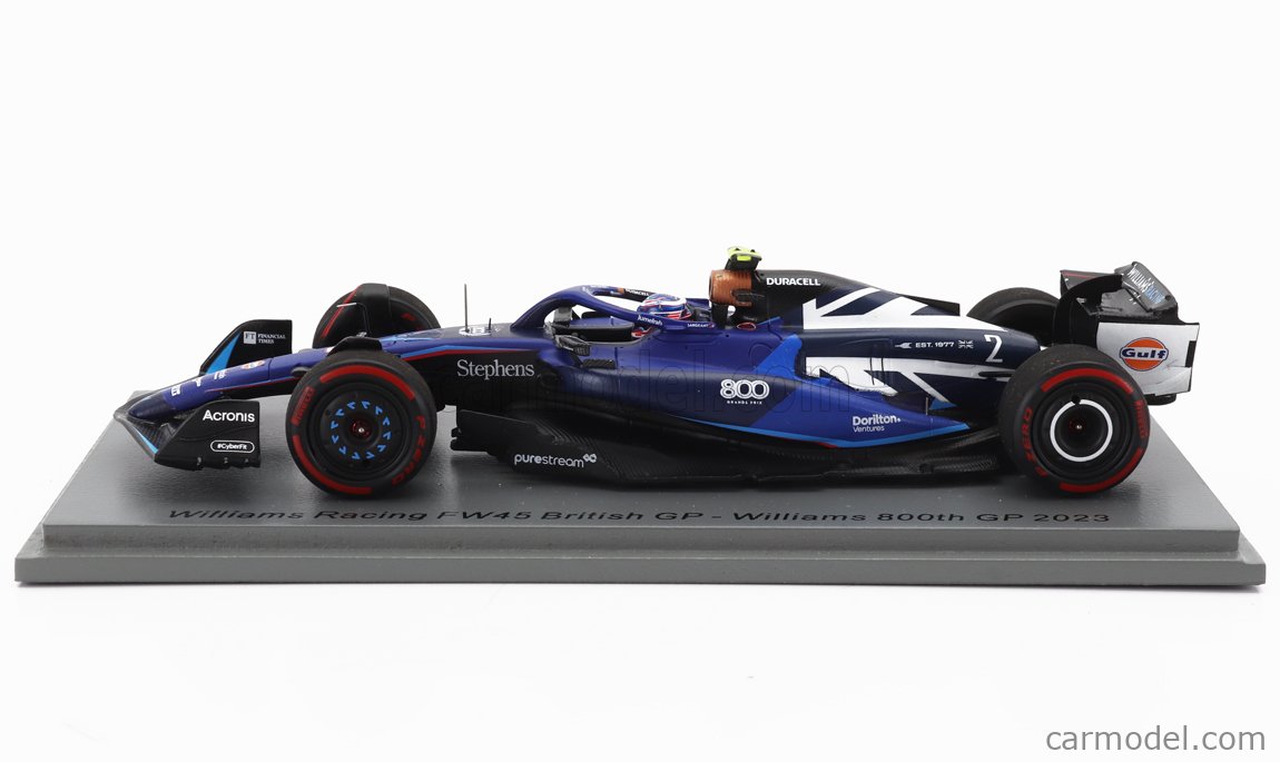 Spark Williams FW45 - 2023 British Grand Prix - #23 A. Albon 1:18 model car