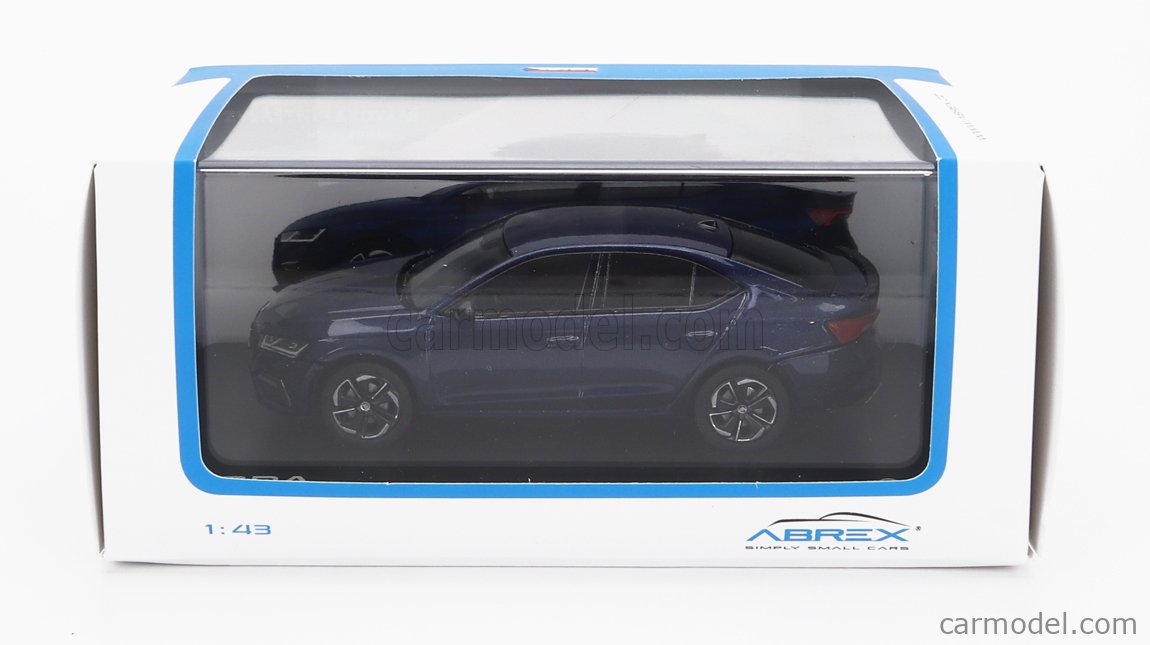 1:43 ABREX SKODA Octavia Iv Rs 2020 Blue Grey Met 143ABZ-037CJ