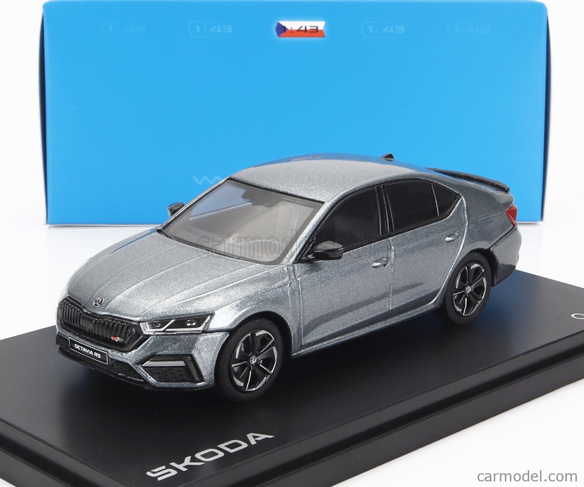 Skoda Octavia Iv Rs 2020 Bleu clair au 1/43 de Abrex ABR143ABZ-037KS