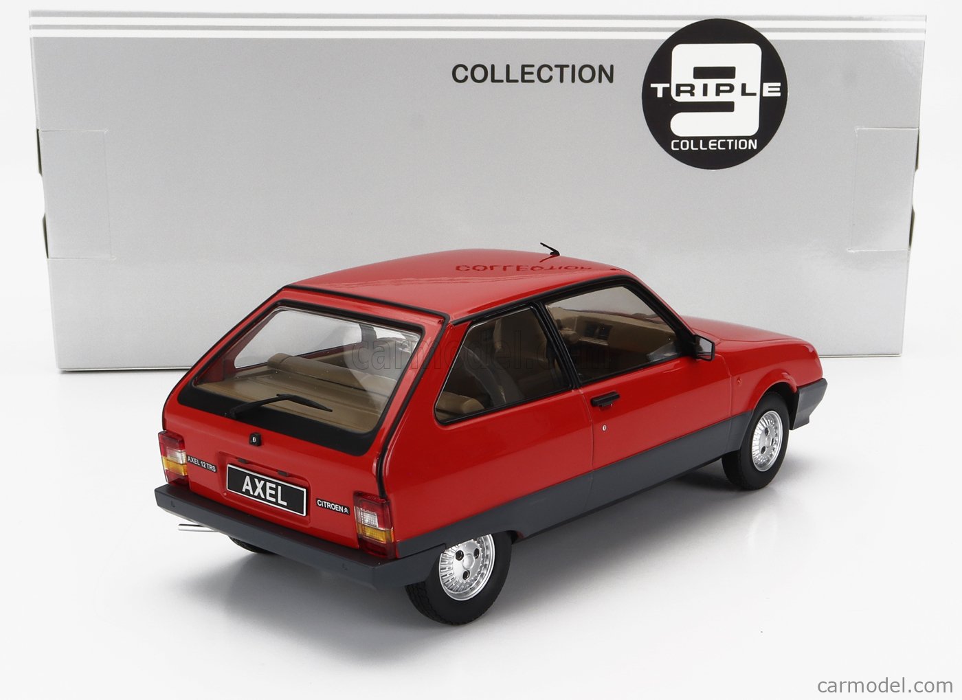 トリプル9 1/18 シトロエン アクセル 12 TRS 1990 (レッド) トリプル9 1/18 シトロエン アクセル 12 TRS 1990 (レッド