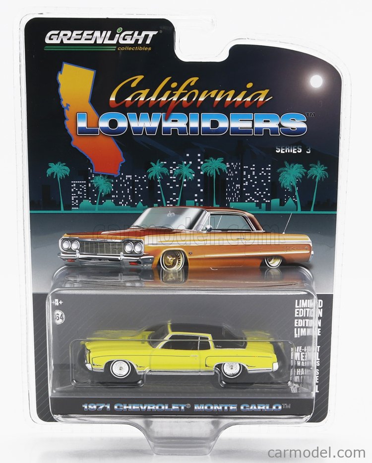 Miniature Greenlight 1/64 Chevrolet Chevelle SS 1971 Bleue - The Rookie CHASE - NEUVE
