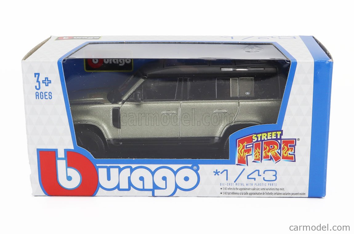 Bburago Land Rover 110 échelle 1/24 – Modèle Miniature Détaillé Avec Portes Mobiles, Collectionneur Dès 3 Ans