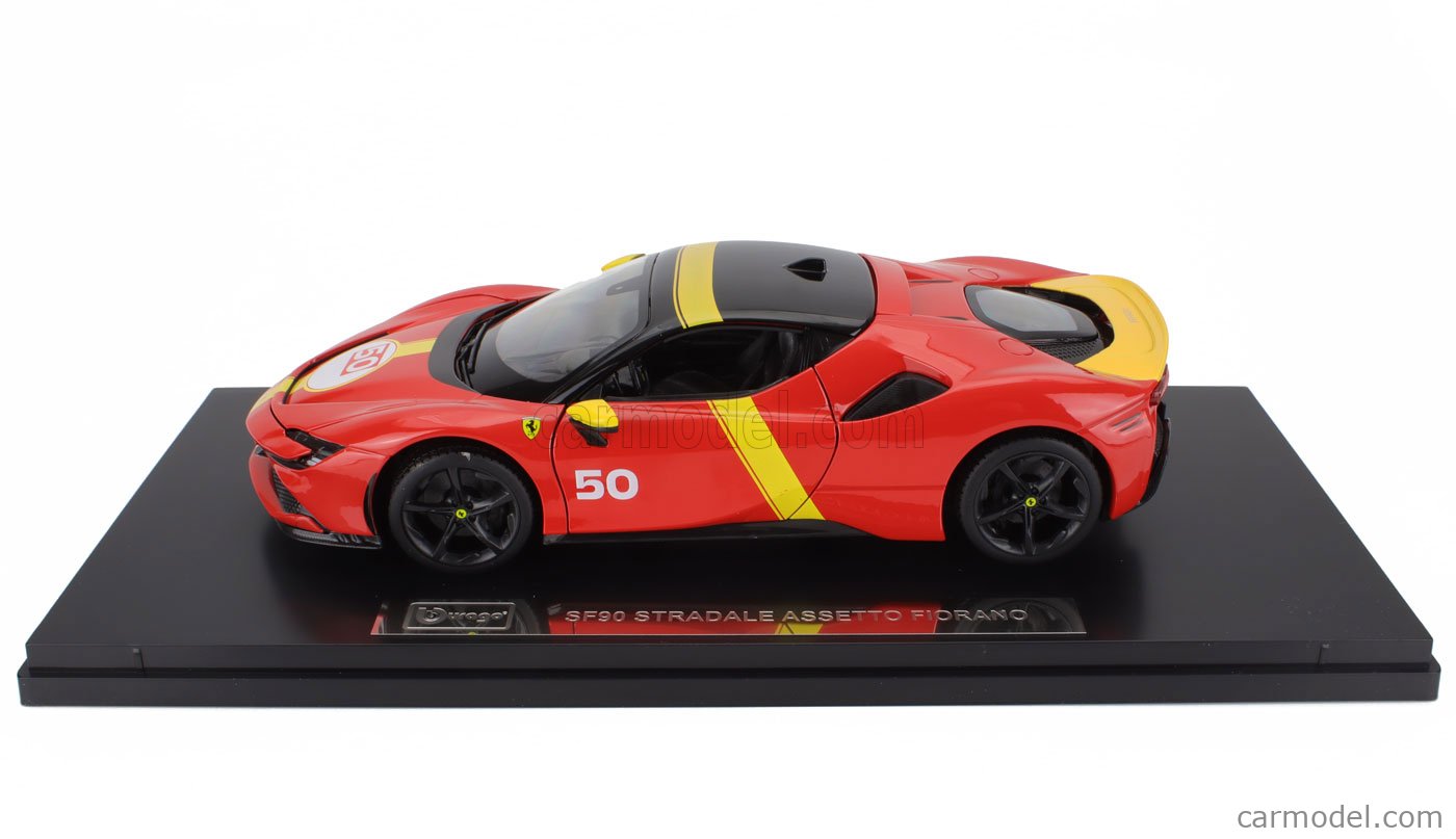 BURAGO 18-16035 Scale 1/18 | FERRARI SF90 STRADALE HYBRID BURAGO 18-16035 Scale 1/18 | FERRARI SF90 STRADALE HYBRID