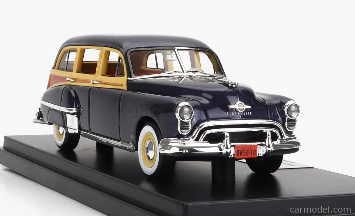 Dinky Toys Angleterre SB 1/43 - Oldsmobile Bleue Et Noire 39b - Repeinte - Occasion