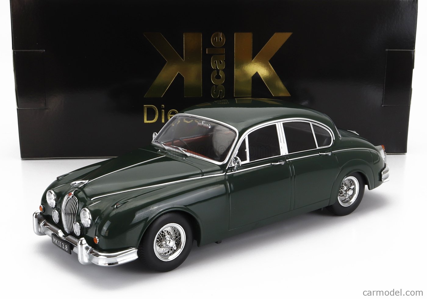 KK-SCALE KKDC181014 Scale 1/18 | JAGUAR MKII 3.8 RHD 1959 DARK GREEN