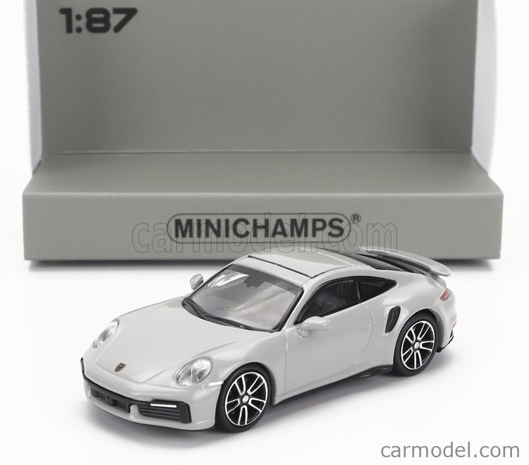 MINICHAMPS 870069072 Scale 1/87 | PORSCHE 911 992 TURBO S COUPE 2020 GREY