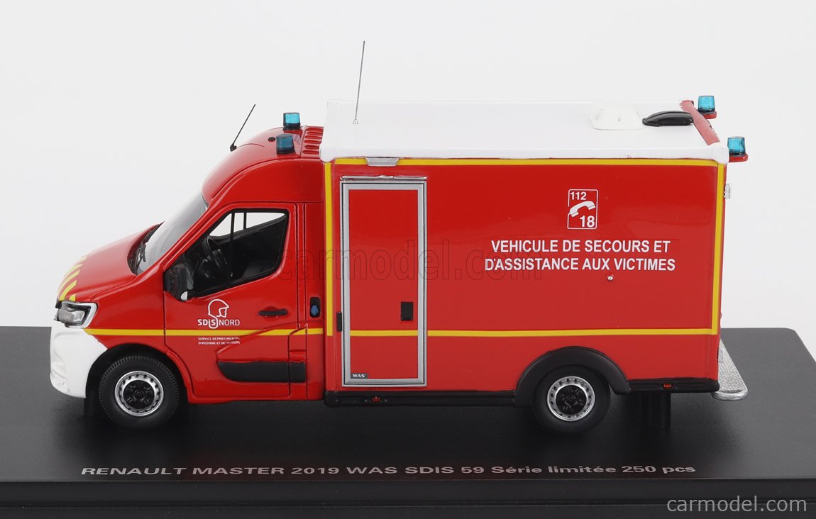 Alerte - Renault Master Van Was Sdis 17 Vehicule De Secours