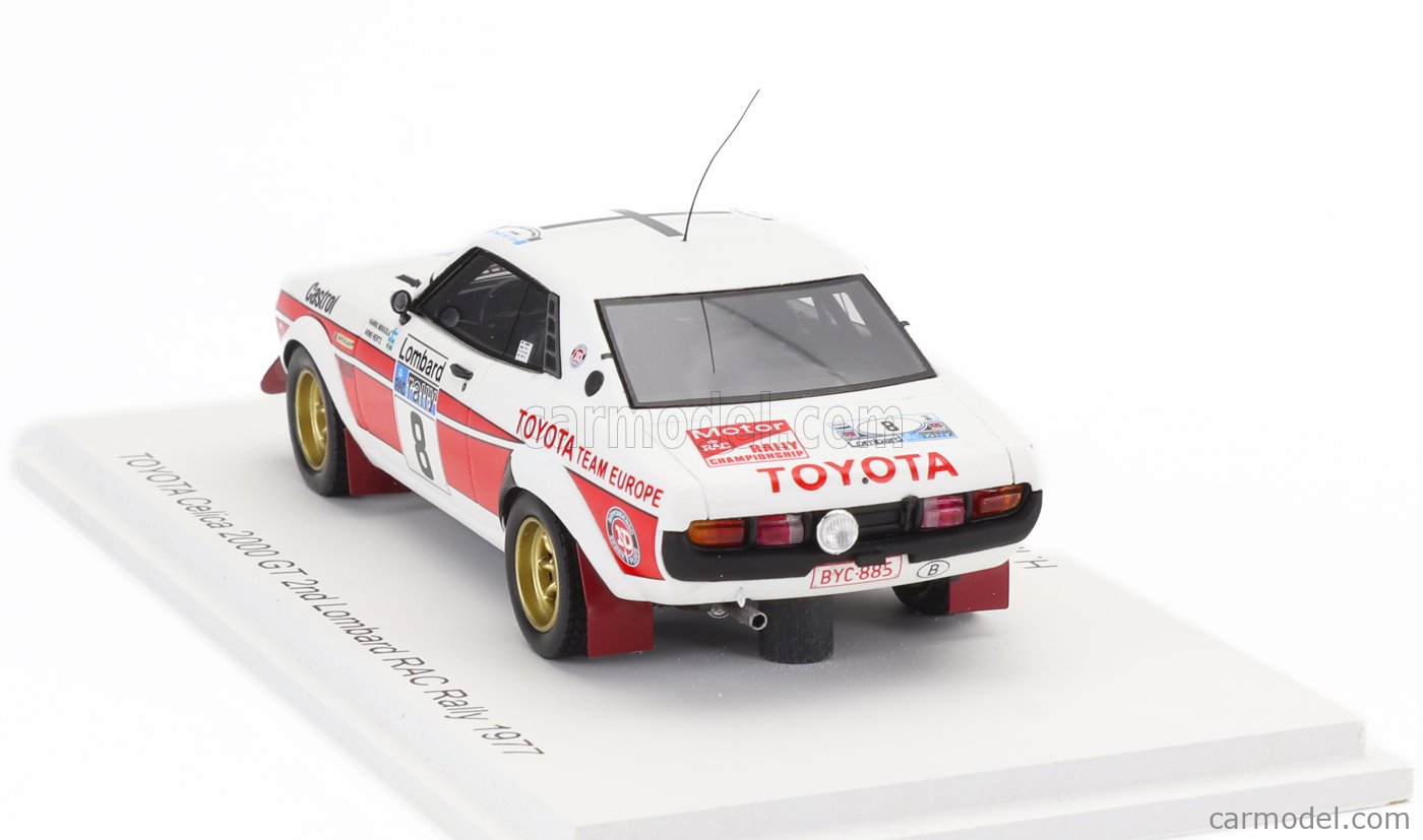 1:18 IXO Toyota Celica 2000GT (RA21) #8 H.Mikkola - A.Hertz