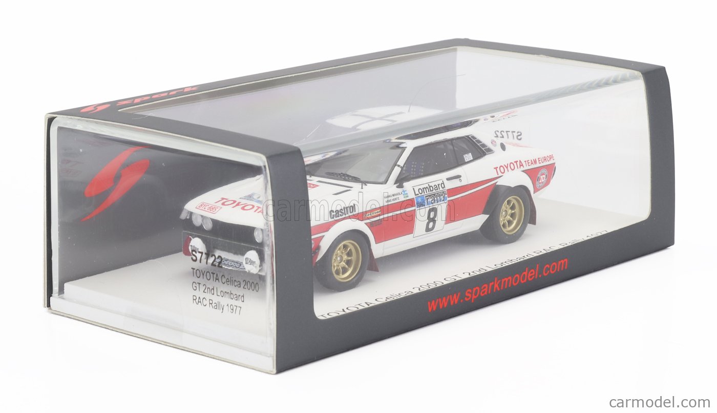 SPARK-MODEL S7722 Scale 1/43 | TOYOTA CELICA 2000GT RA21 N 8