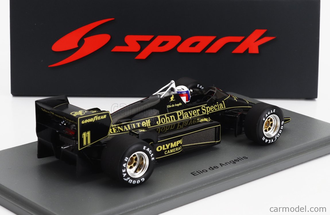 Maquette 1:43 Lotus 97T F1 1985 D'Elio De Angelis - Diecast Avec Boîte Et Support, Collection Panini