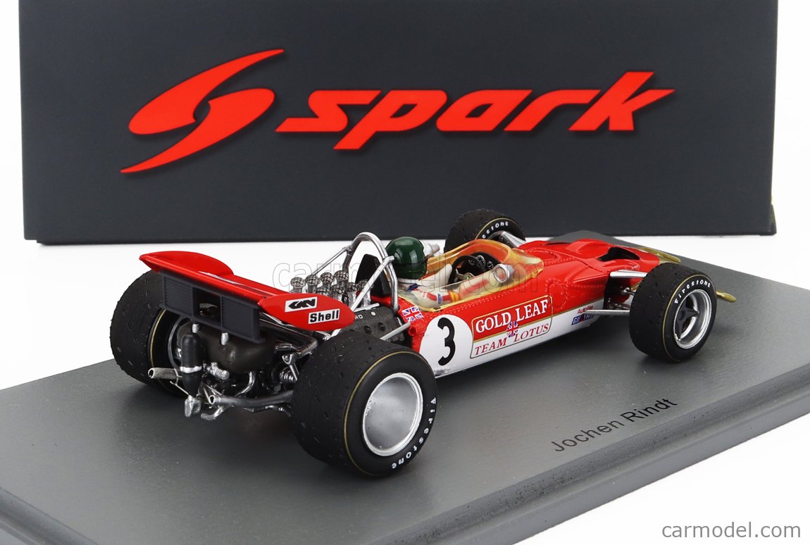 GP Replicas 1/18 Résine - Lotus 49C 1970 #3 Jochen Rindt Monaco GP - Occasion
